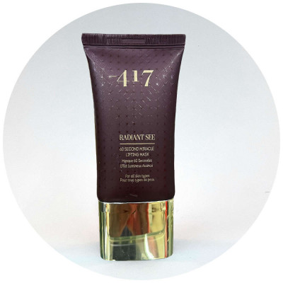 -417 מסיכה מקצועית 60 שניות לזוהר העור Radiant See 60 Second Miracle Lifting Mask 50ml