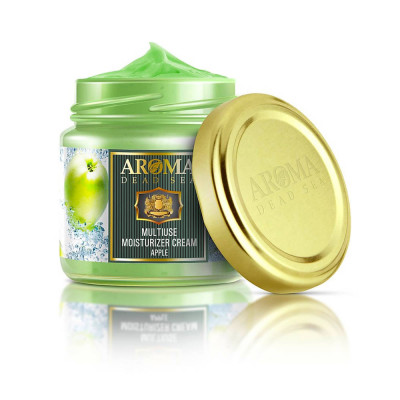 Aroma Dead Sea קרם לחות אוניברסלי על בסיס תמצית תפוחים Multiuse Moisturizer Cream Apple 100ml