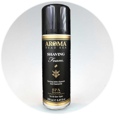 Aroma Dead Sea קצף גילוח לגבר Shaving Foam 250ml