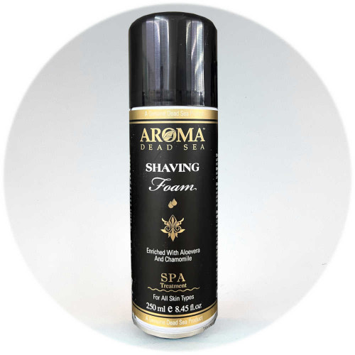 Aroma Dead Sea קצף גילוח לגבר Shaving Foam 250ml