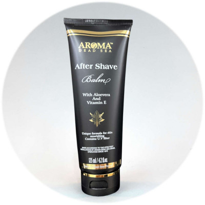 Aroma Dead Sea קרם לאחר גילוח After Share Balm With Aloe Vera And Vitamin E 125ml