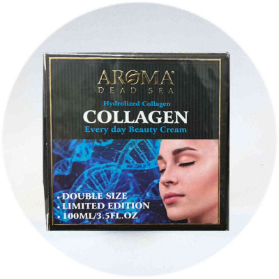 Aroma Dead Sea קרם רב שימושי קולגן Hydrolyzed Collagen Every Day Face Cream 100ml