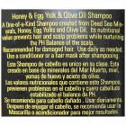 Aroma Dead Sea שמפו מקצועי עם דבש, חלמון ביצה ושמן זית  Professional Shampoo Honey, Egg Yolk, Olive Oil 350ml