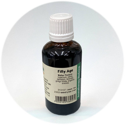 Aroma Medic Fifty Age תמצית הקלה לתופעות גיל המעבר Tincture to Reduce Symptoms of Menopause 50ml