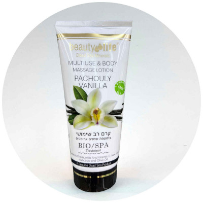 Beauty Life קרם גוף ארומטי בניחוח בושם Pachouly Vanila Body Lotion Romantic 180ml