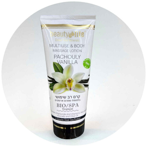 Beauty Life קרם גוף ארומטי בניחוח בושם Pachouly Vanila Body Lotion Romantic 180ml