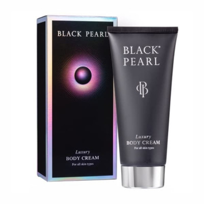 Black Pearl קרם גוף מועשר במינרלים מים המלח Black Pearl Luxury Body Cream with Dead Sea minerals 200ml