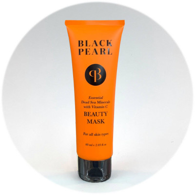 Black Pearl Beauty Mask Essential Dead Sea Minerals with Vitamin C מסכת יופי 60ml