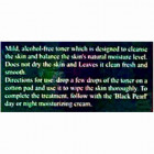 Black Pearl מי פנים מרעננים פנינה שחורה ים המלח Age Control Refreshing Toner For All Skin Types 300ml