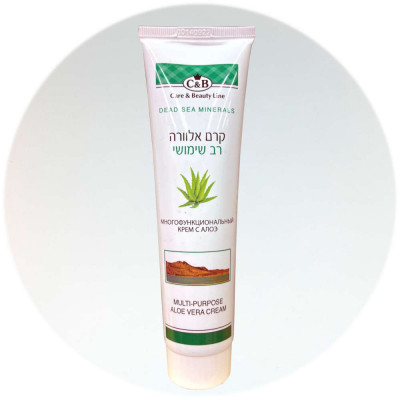 Care&Beauty קרם פנים וגוף רב שימושי Aloe-Vera Multi-Purpose Cream 100ml