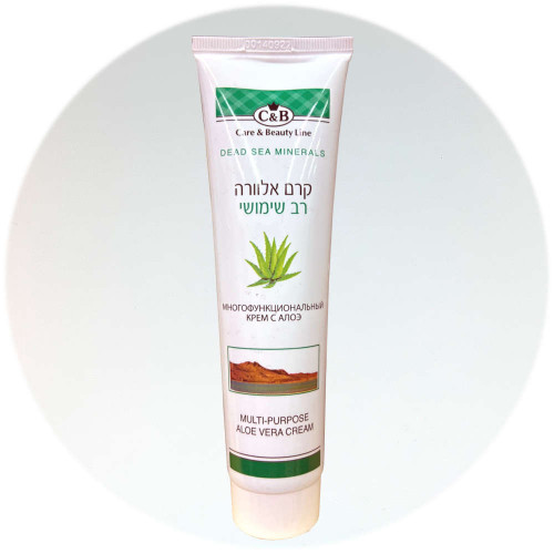 Care&Beauty קרם פנים וגוף רב שימושי Aloe-Vera Multi-Purpose Cream 100ml