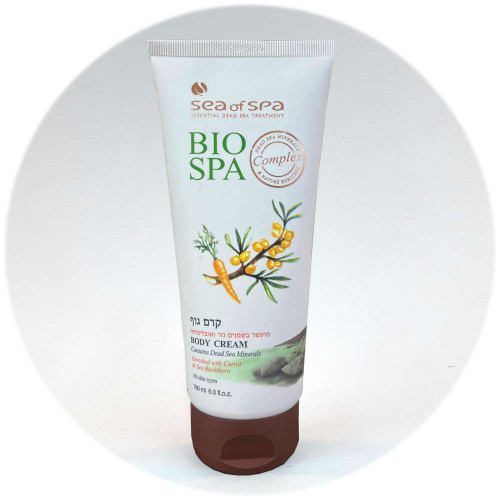 Sea of Spa קרם גוף מועשר בשמנים גזר ואובליפיחה Anti-Aging Body Cream with Carrot & Sea Buckthorn 180ml