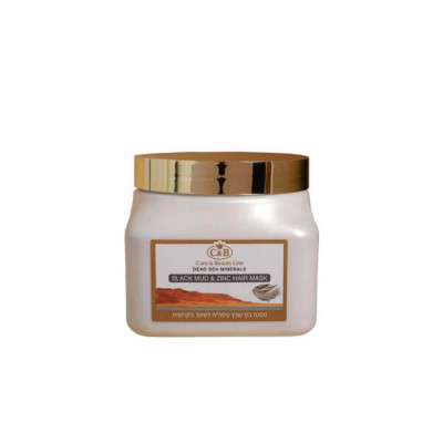 Care & Beauty מסכת בוץ לקרקפת רגישה  Black Mud & Zinc Hair Mask 500ml
