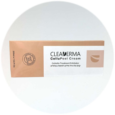 Cleaderma СelluPeel פילינג קלידרמה צלו-פיל לטיפול בצלוליט Peeling Treatment of Cellulite 200ml