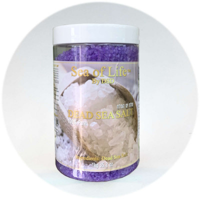 DSD מלחי טבעיים מים המלח Dead Sea Salt 100% Pure 1000gr
