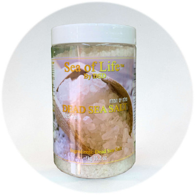 Sea of Life DSD+ מלחי טבעיים מים המלח Dead Sea Salt 100% Pure 1000gr
