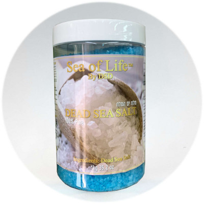 Sea of Life DSD+ מלחי טבעיים מים המלח Dead Sea Salt 100% Pure 1000gr