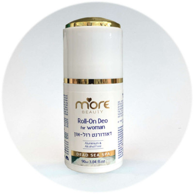 More Beauty דאודורנט רול און  ללא אלומיניום Roll On Deodorant Aluminum Free for Women 80ml