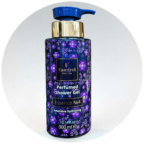 Famirel גל רחצה מבושם לחות אינטנסיבית Perfumed Shower Gel Essence N4 Intensive Hydrating 350ml