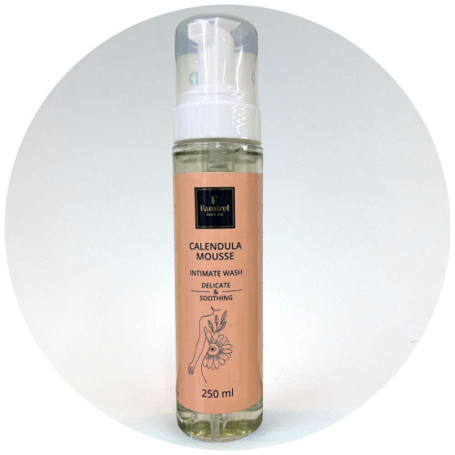 Famirel מוס קלנדולה לשטוף אינטימי עדין ומרגיע Intimate Wash Caledula Mousse 250ml