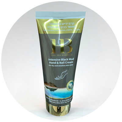 Health & Beauty קרם ידיים אינטנסיבי מועשר בבוץ מים המלח Intensive Black Mud Hands & Nails Cream 100ml