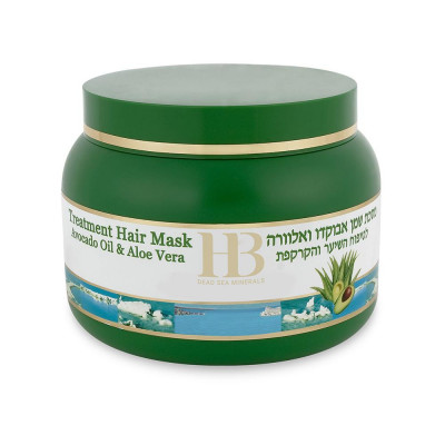 Health & Beauty  מסכת שמן אבוקדו ותמצית אלוורה לטיפוח השיער והקרקפת Avocado Oil & Aloe Vera Hair Mask 250ml