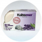 Kianomer סבון ניקוי לבנדר עם מלח מרפא ים המלח Lavender Cleansing Soap with Healing Dead Sea Salt 95gr