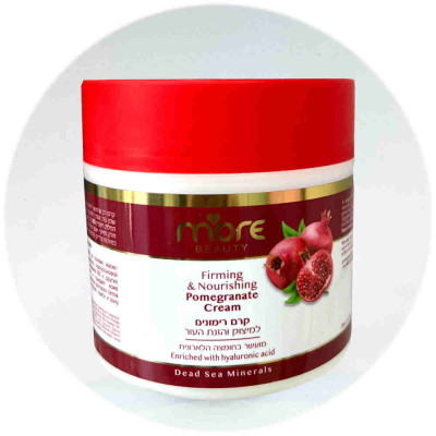 More Beauty קרם רימונים למיצוק והזנת העור Pomegranate cream for firming and nourishing the skin 250ml