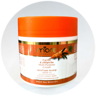 More Beauty קרם אובליפיקה גזר למיצוק והזנת העור Body Cream for firming and nourishing the skin 250ml