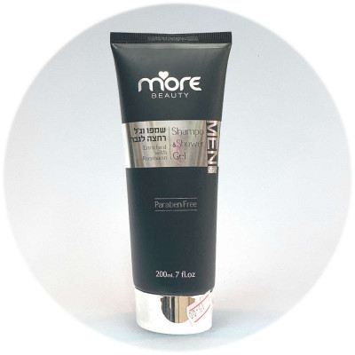 More Beauty שמפו וג'ל רחצה לגבר Shampoo & Shower Gel for Men 200ml