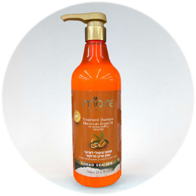 More Beauty שמפו טיפולי לשיער שמן ארגן מרוקאי  Treatment Shampoo Moroccan Argan Oil 760ml