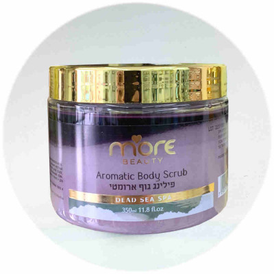 More Beauty פילינג גוף ארומטי - לבנדר  Aromatic Scrub Lavender Body 350ml