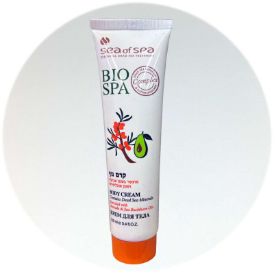 Sea of Spa קרם גוף "אשחר ים ואבוקדו" Dead Sea Minerals Body Cream "Sea Buckthorn Avocado" 100ml