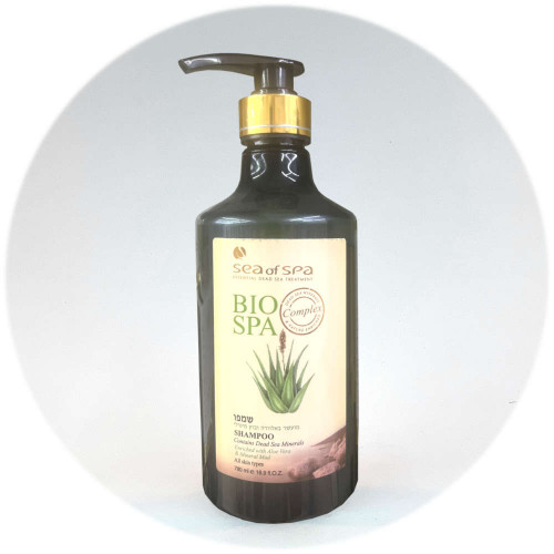 Sea Of Spa Bio Spa שמפו מועשר בבוץ ים המלח ואלוורה Shampoo enriched with Dead Sea Mud & Aloe Vera 780ml