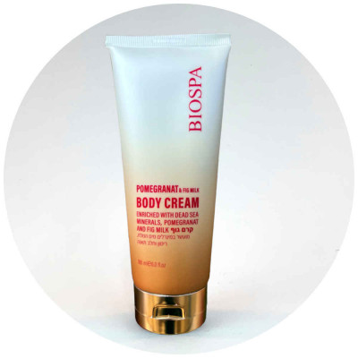 Sea of Spa קרם גוף מועשר ברימון וחלב תאנה Anti Aging Body Cream with Pomegranate & Fig Milk 180ml