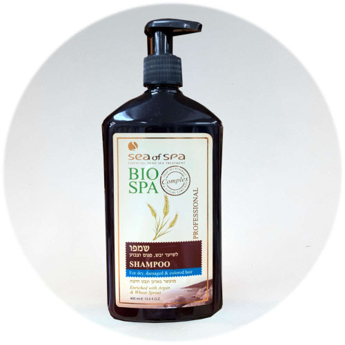 Sea Of Spa Bio Spa שמפו לשיער יבש, פגום וצבוע שמפו לשיער יבש, פגום וצבוע עם שמן ארגן ונבט חיטה