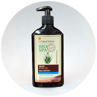 Sea Of Spa Bio Spa שמפו לשיער שמן ועדין מועשר בבוץ ים המלח ואלוורה