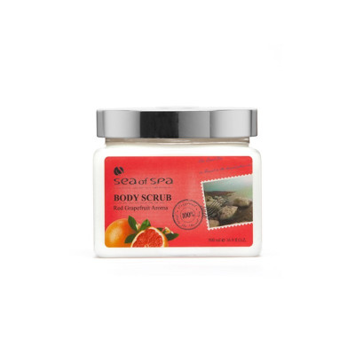Sea of Spa פילינג גוף "אשכולית אדומה" Body Scrub Red Grapefruit Aroma 500ml