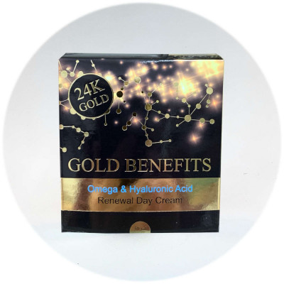 Sea of Spa Gold Benefits קרם יום מחדש  Renewal Day Cream Omega & Hyaluronic Acid  50ml
