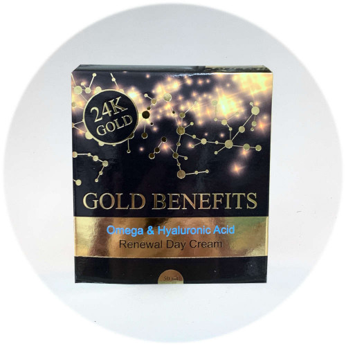 Sea of Spa Gold Benefits קרם יום מחדש  Renewal Day Cream Omega & Hyaluronic Acid  50ml